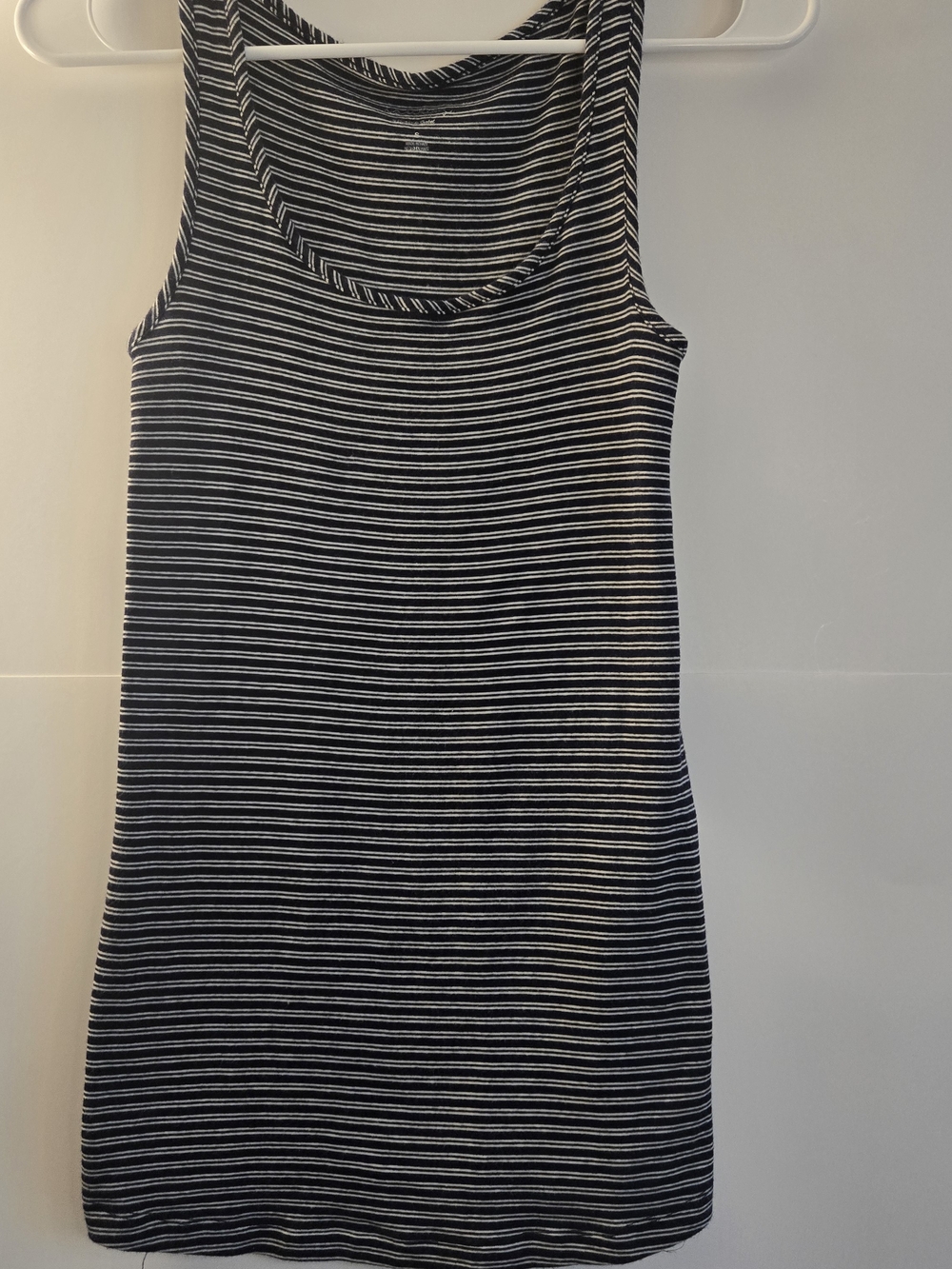 Isabel Maternity by Ingrid & Isabel Black and White Striped Tank